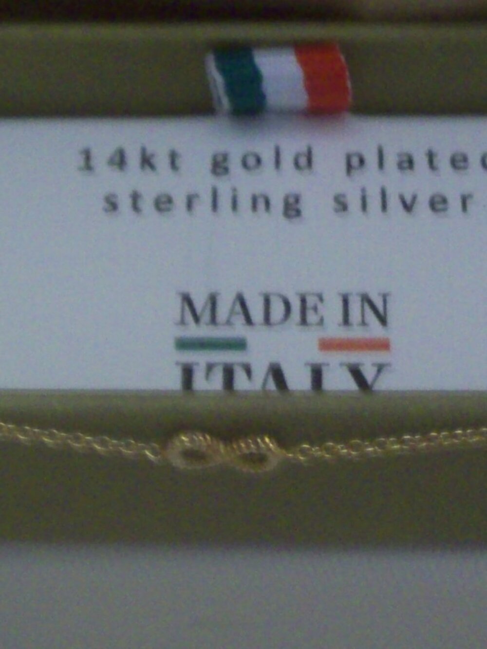 Mia Fiore 6.5" Infinity Charm Bracelet, 14kt Gold-Plated, NIB